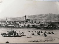 Slika. Zagreb 1853. godine. Litografija J. Zaschea (MGZ)